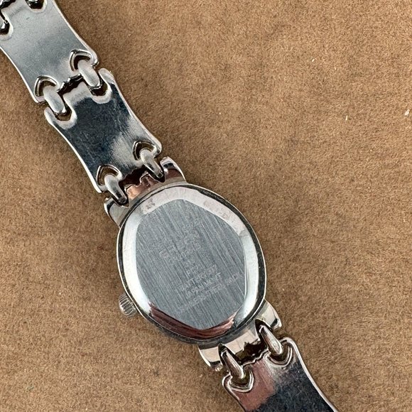 Women's Gruen II Watch with Crystal Accents Gold Tone link Bracelet - Picture 5 of 9